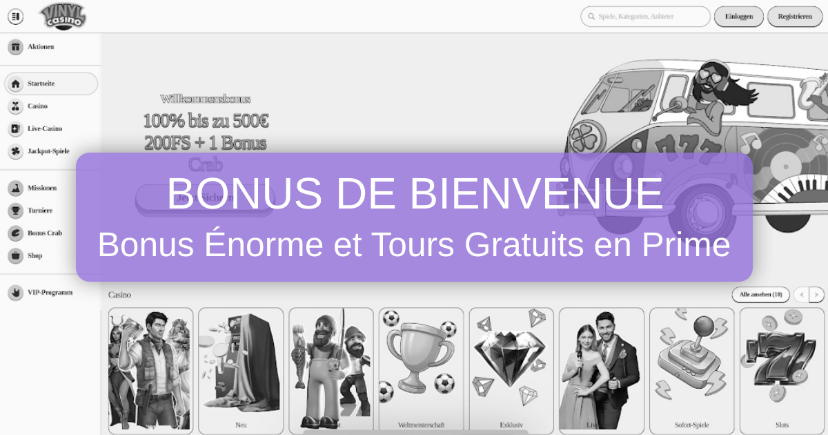 Jouez en Ligne en Toute Sécurité sur Vinyl Casino